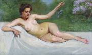 Jakub Weinles Akt oil painting